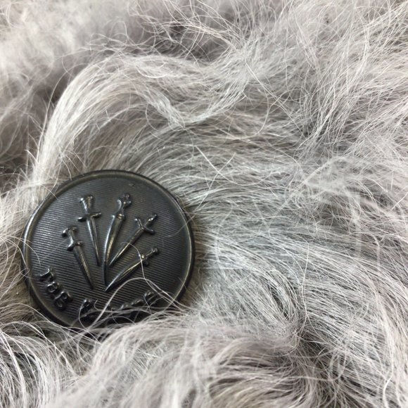 RAG & BONE GREY LAMB SUEDE SHEARLING COAT - Picture 5 of 5